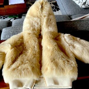 Polo Ralph Lauren faux fur hooded jacket.  Never worn.